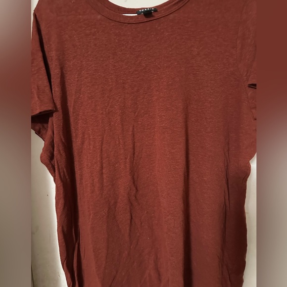 Rust linen tee - Picture 2 of 2